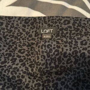 Loft animal print extra small leggings